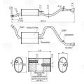 Trialli EMM4016 Hyundai i30 (07-) 1.4i/1.6i хэтчбек основной алюминизированная сталь