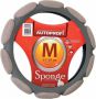Оплетка на руль Autoprofi SP-9030 М Dark grey M 37—39 см алькантара темно-серый